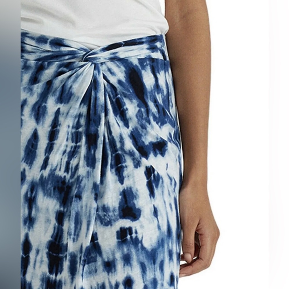Lauren Ralph Lauren - Tie-Dye Linen Skirt - Size XL - Picture 3 of 5